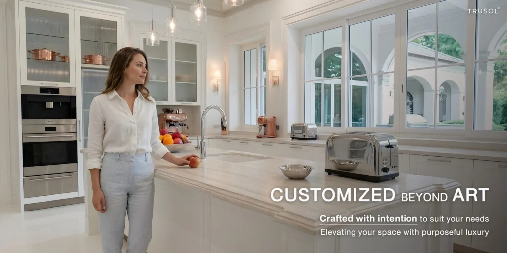 trusol, solid surface, Customize Beyond Art, Luxury Design